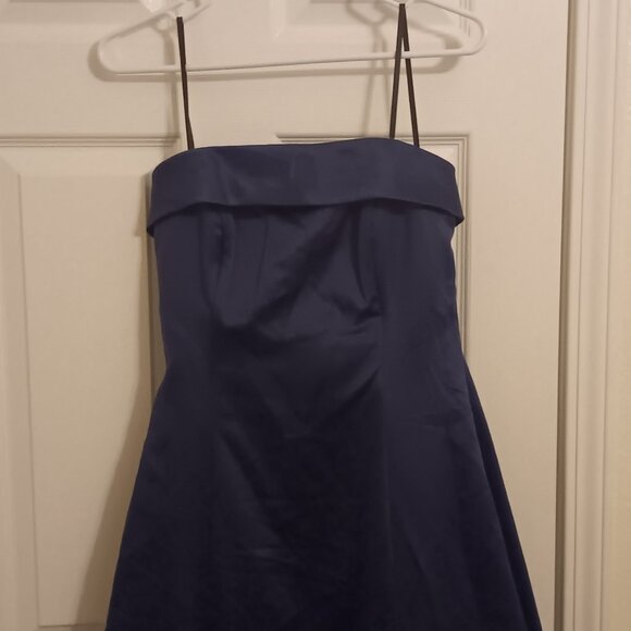 Urban Girl Nites Dresses & Skirts - Urban Girl Nites Strapless Midnight Blue Prom Dress with Sash